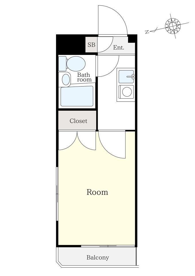 コネクトマンスリー西新宿　間取図